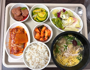 위생적이고 균형잡힌 영양식